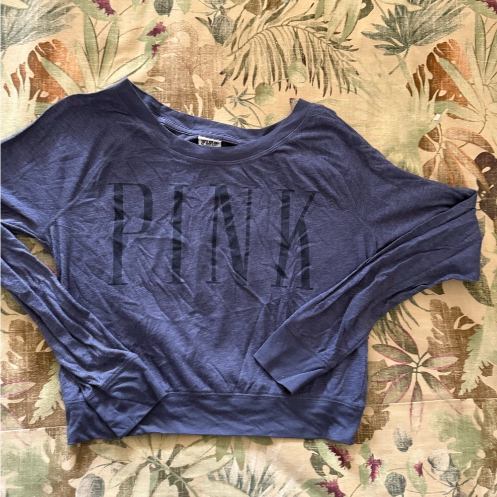 Victoria's Secret PINK Blue Long Sleeve Top 🩵